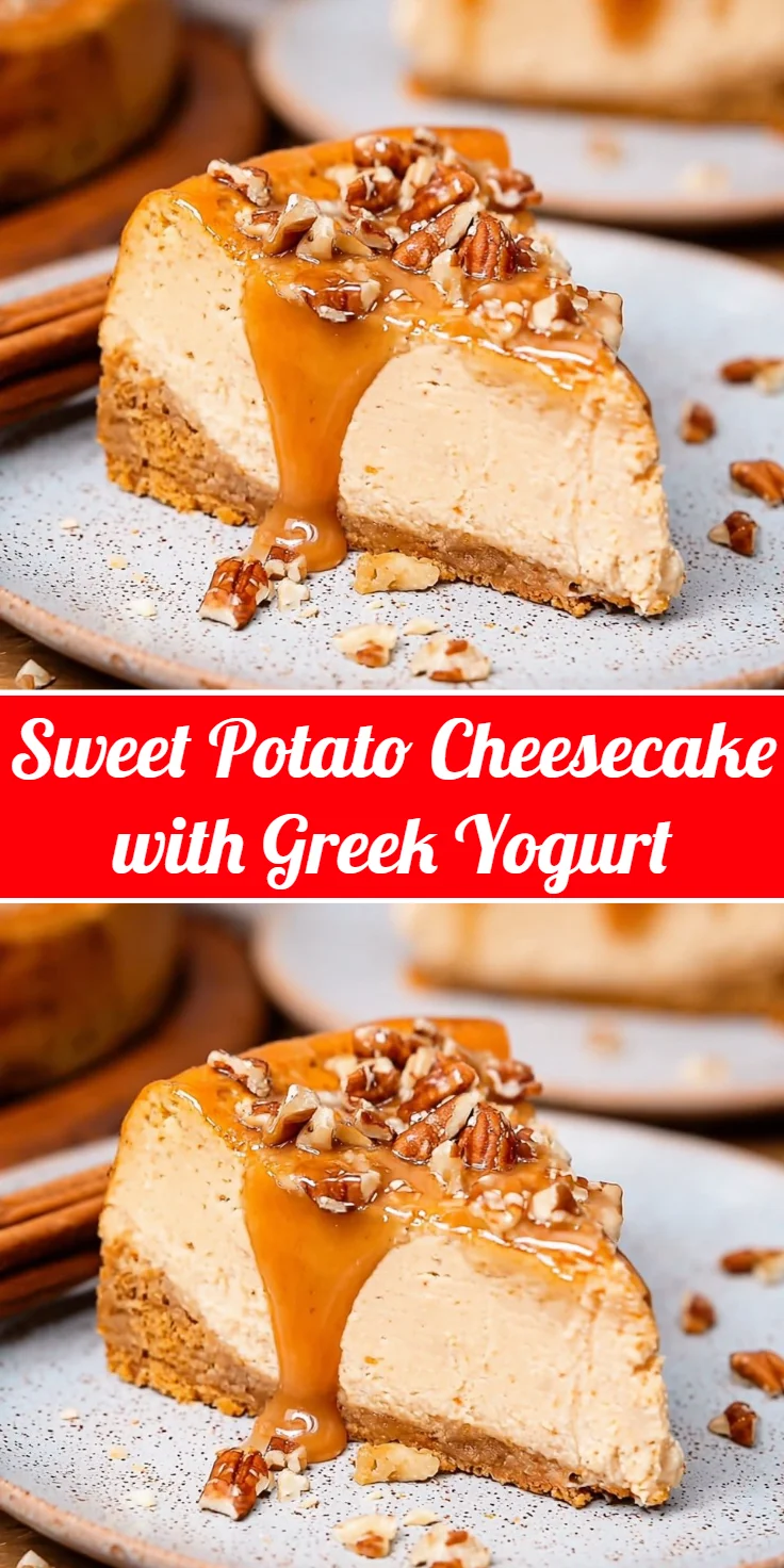 Sweet Potato Cheesecake with Greek Yogurt