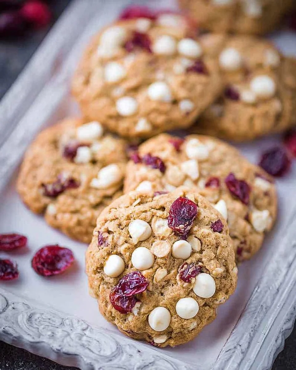 White Chocolate Cranberry Cookies