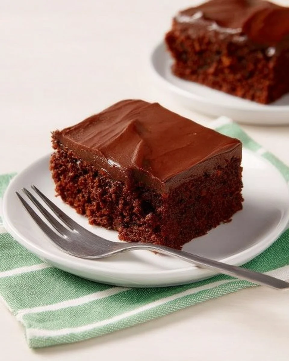 Delicious homemade zucchini brownies with rich chocolate flavor