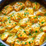 Delicious honey mustard chicken skillet ready to serve in 15 minutes.