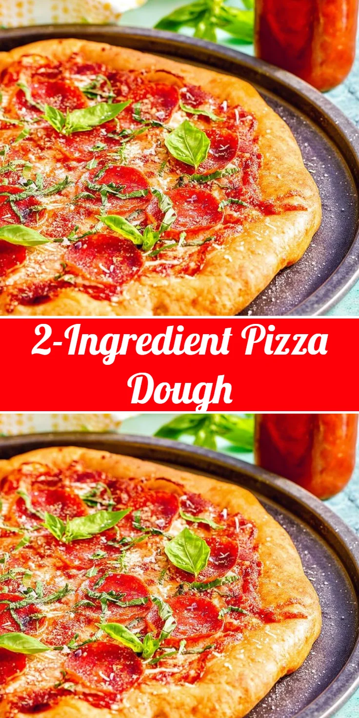 2-Ingredient Pizza Dough