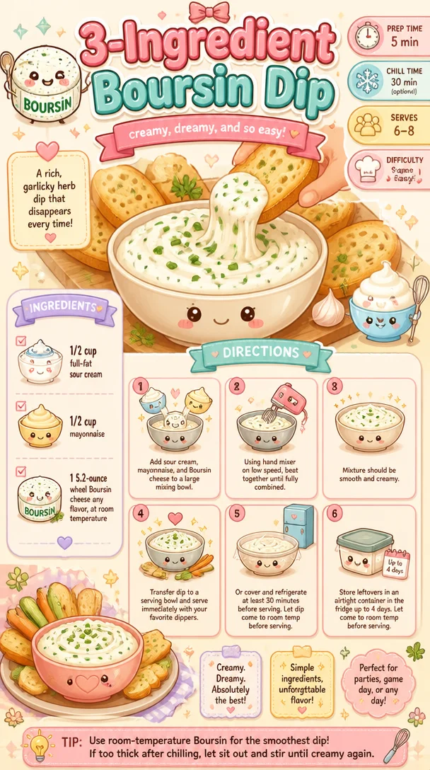 3-Ingredient Boursin Dip