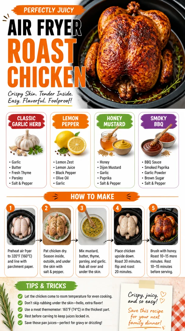Air Fryer Roast Chicken