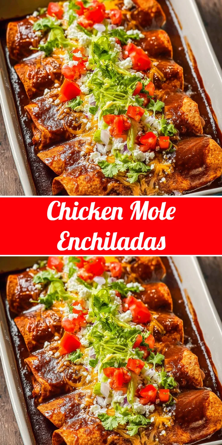 Chicken Mole Enchiladas