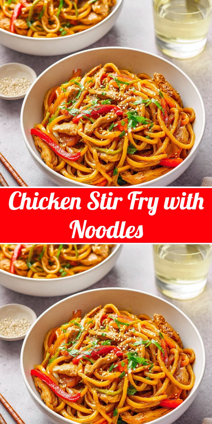 Chicken Stir Fry with Noodles