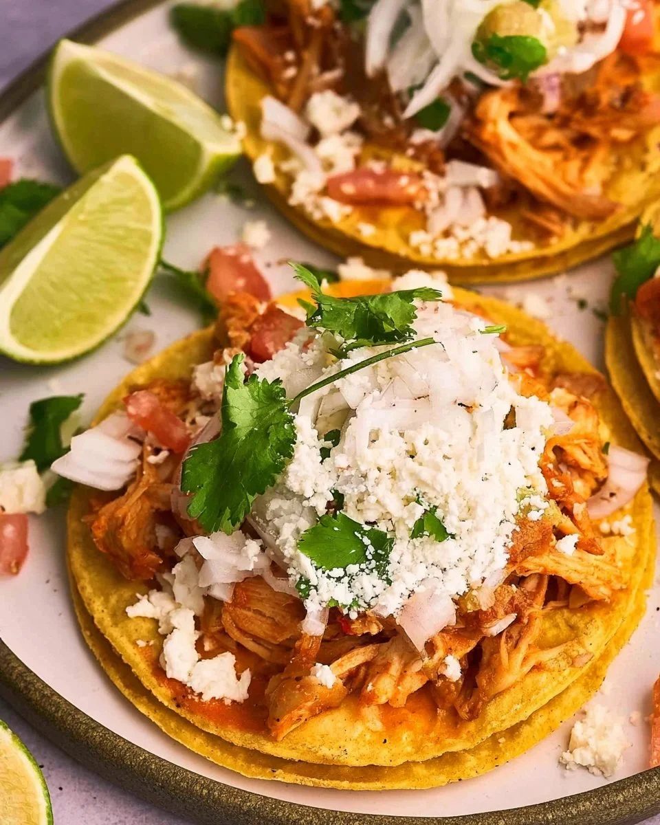 Chicken Tinga Toasts