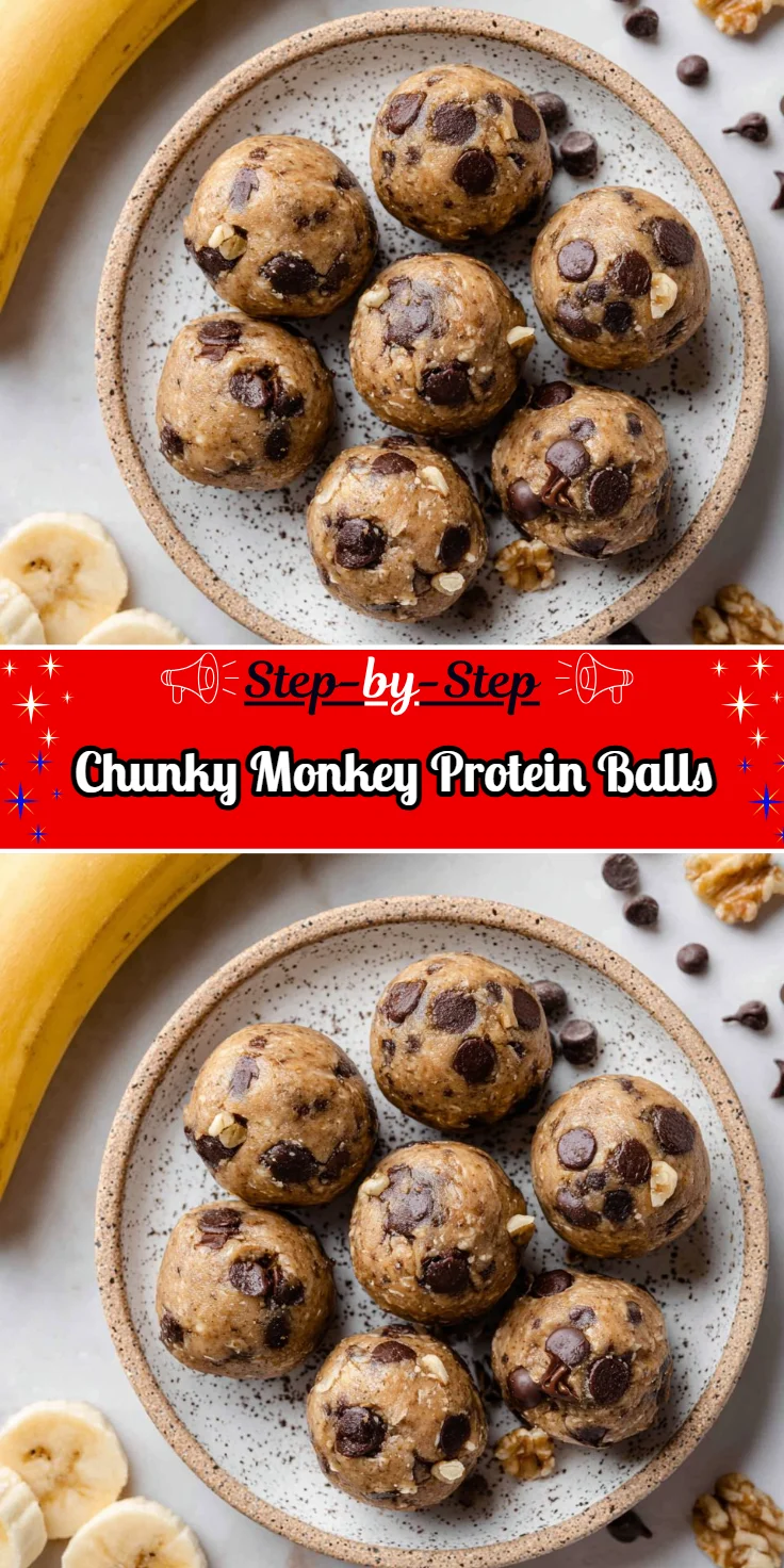 Chunky Monkey Protein Balls
