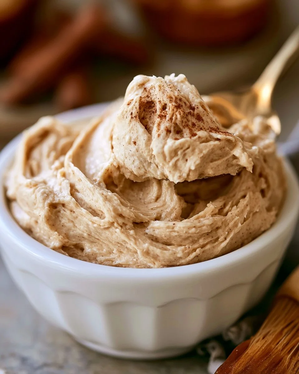 A jar of homemade Cinnamon Maple Butter with a spoon, ideal for toast and pancakes.