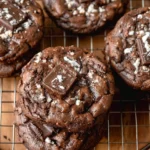 Delicious Cottage Cheese Brownie Cookies fresh from the oven