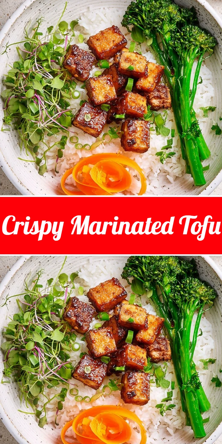 Crispy Marinated Tofu