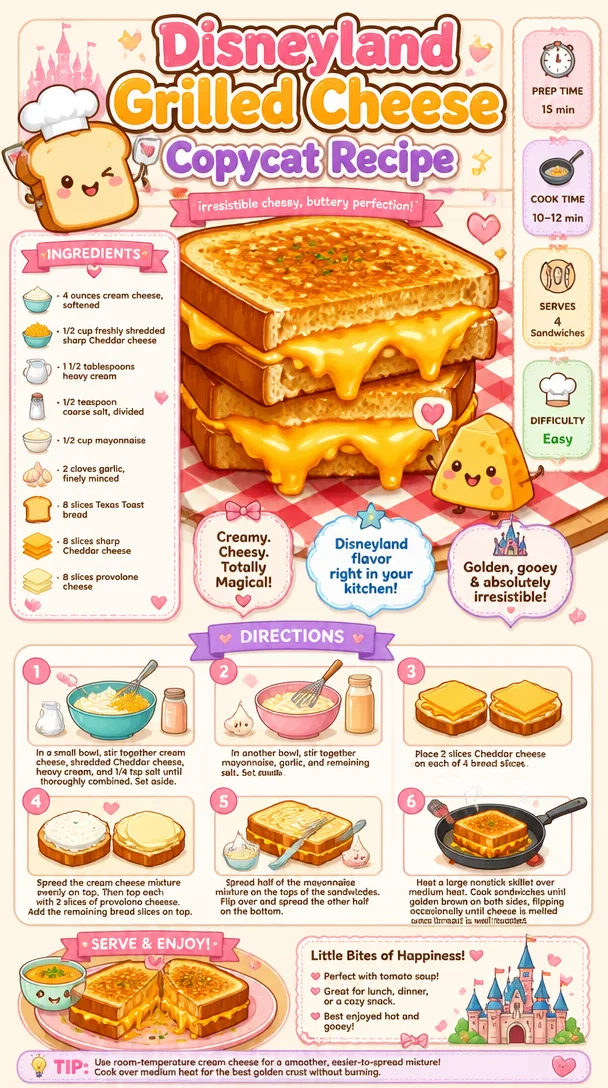 Disneyland Grilled Cheese Copycat Recipe