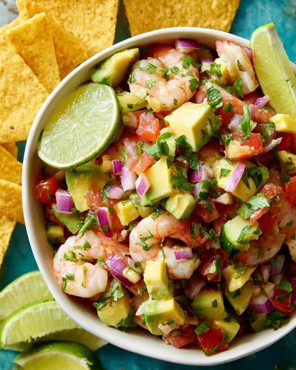 Easy Avocado & Shrimp Ceviche