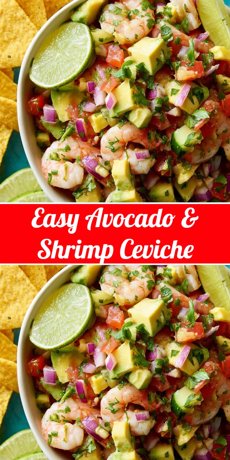 Easy Avocado & Shrimp Ceviche