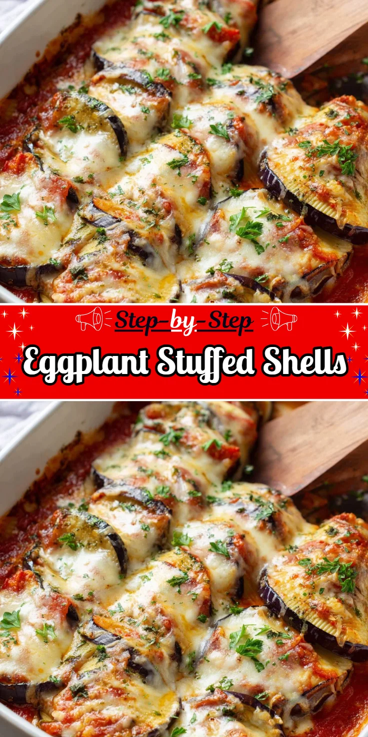 Eggplant Stuffed Shells