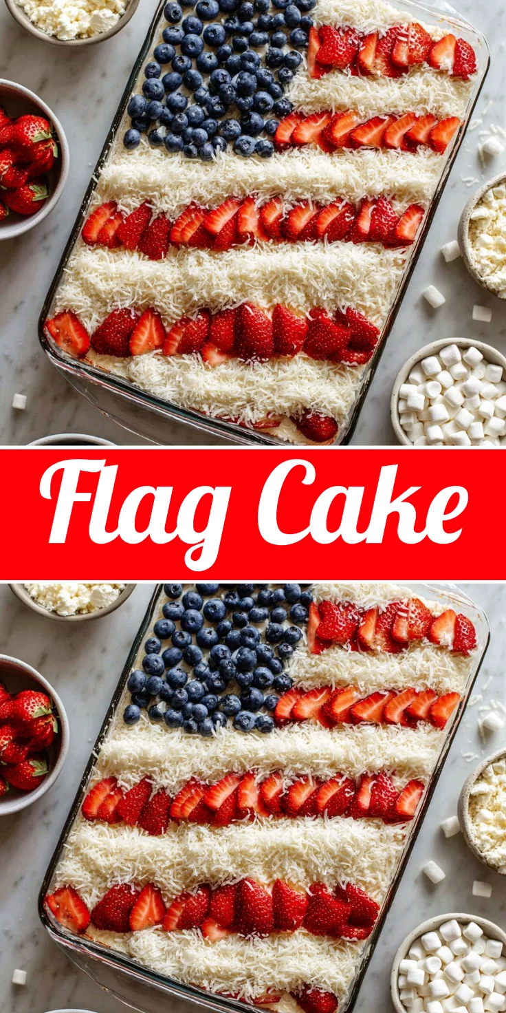 Flag Cake