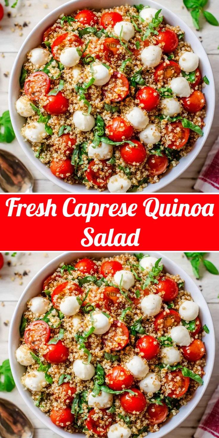 Fresh Caprese Quinoa Salad