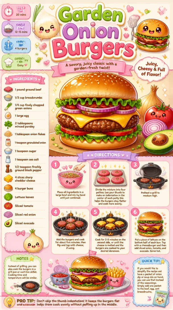 Garden Onion Burgers