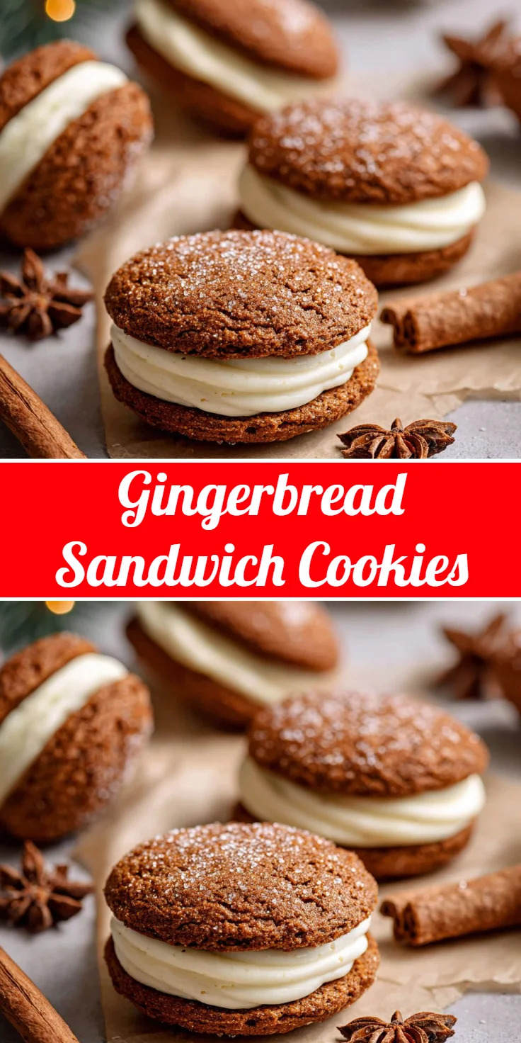 Gingerbread Sandwich Cookies