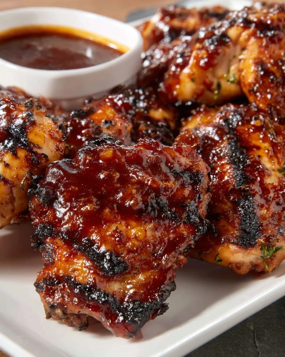 Grilled Chicken with Homemade BBQ Sauce