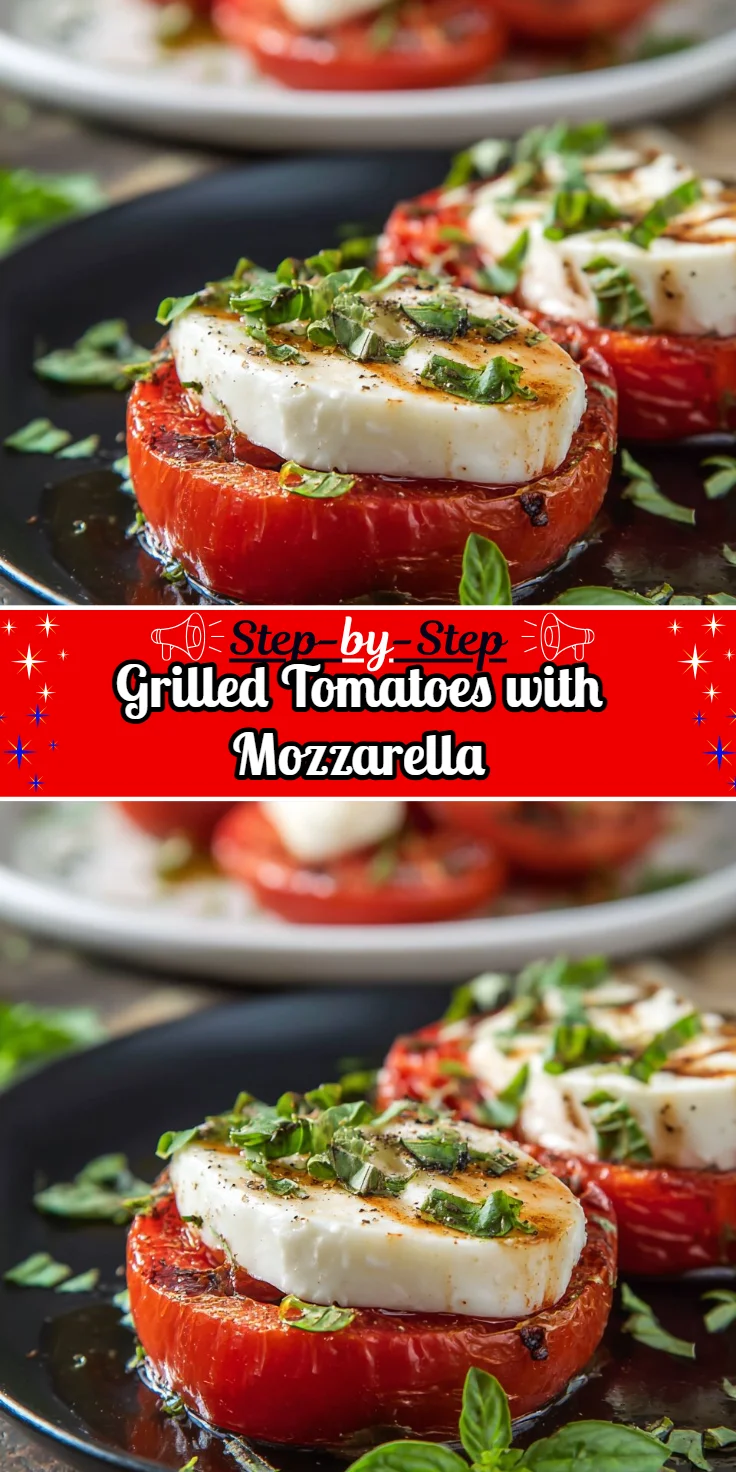 Grilled Tomatoes with Mozzarella