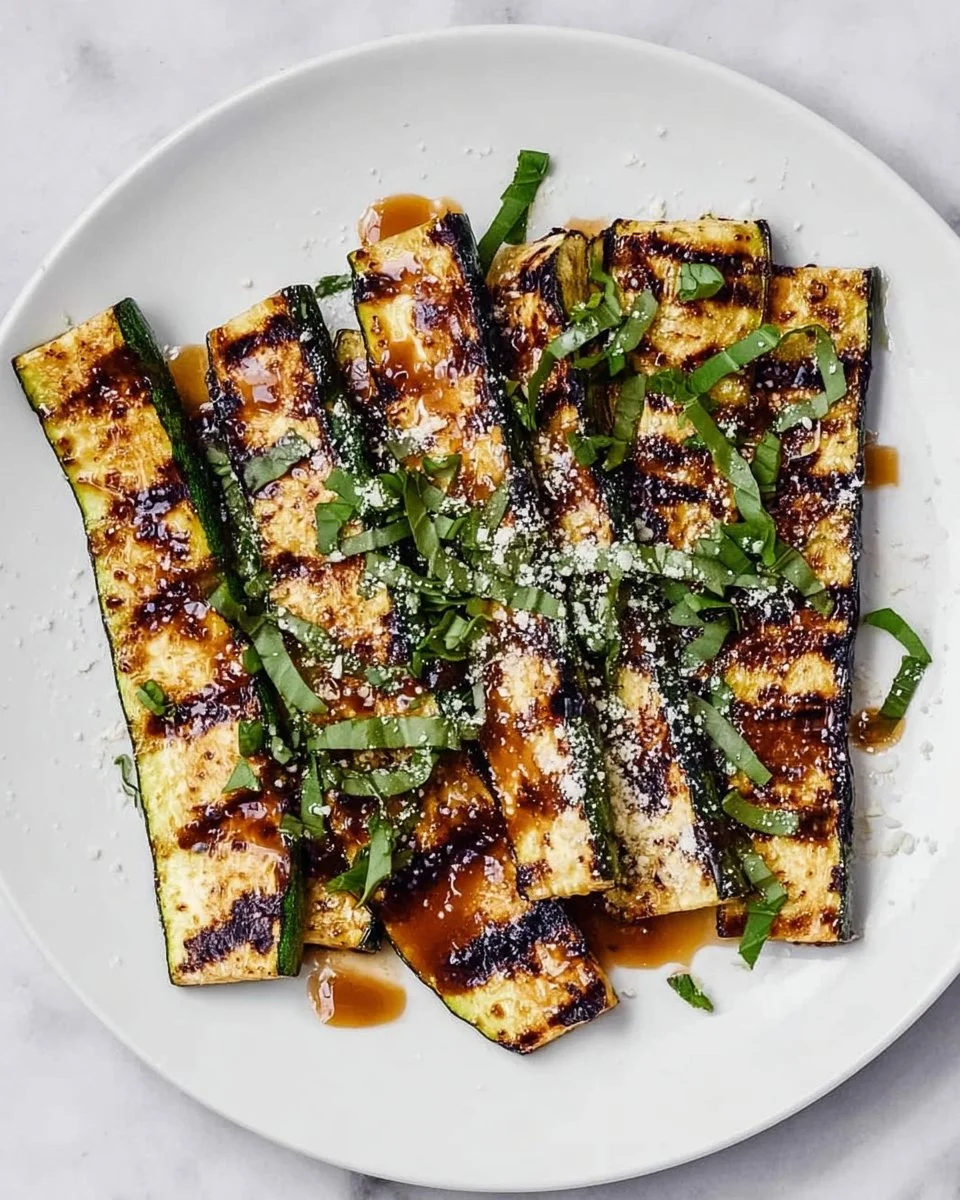 Grilled Zucchini with Parmesan