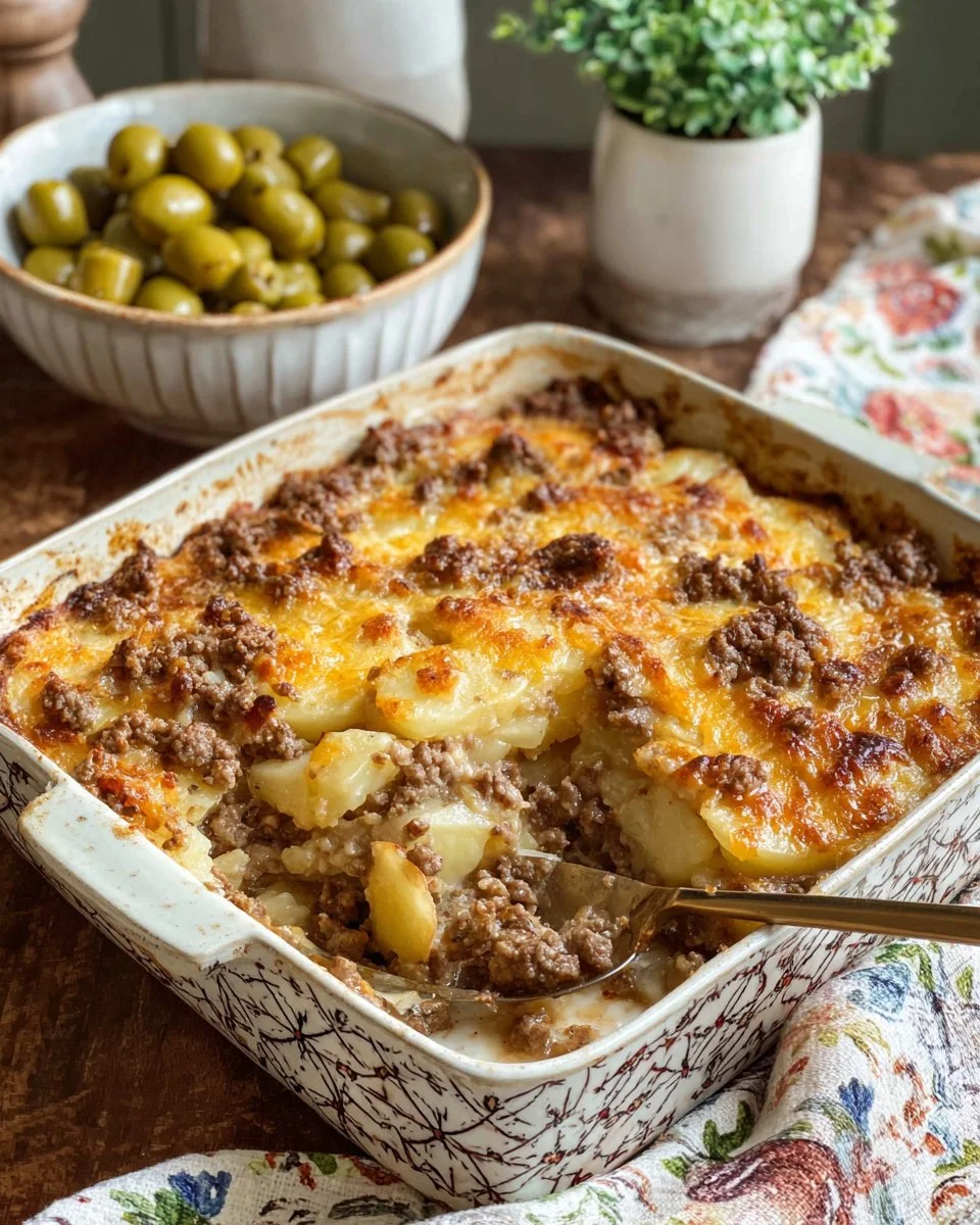 Hamburger Potato Casserole