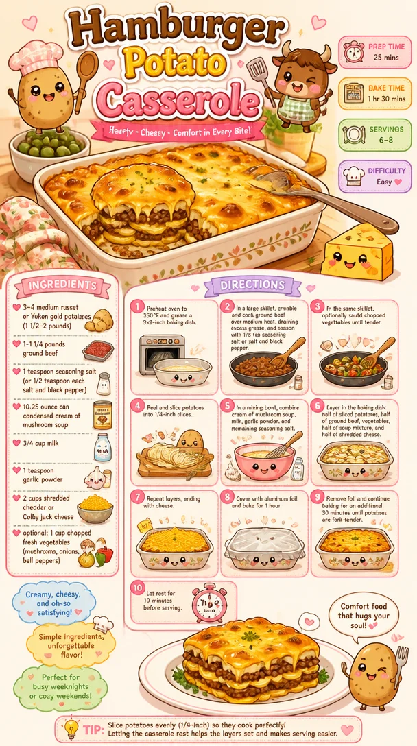 Hamburger Potato Casserole