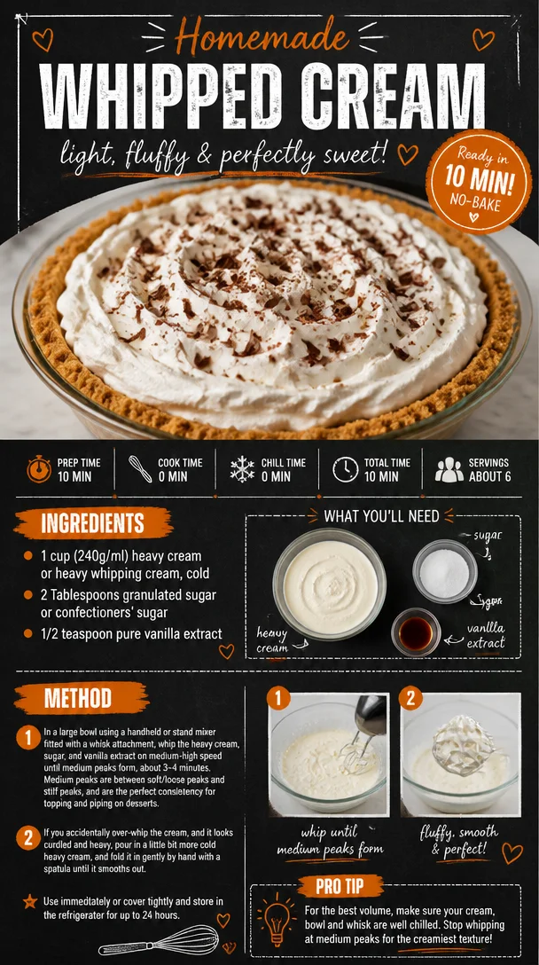 Homemade Whipped Cream