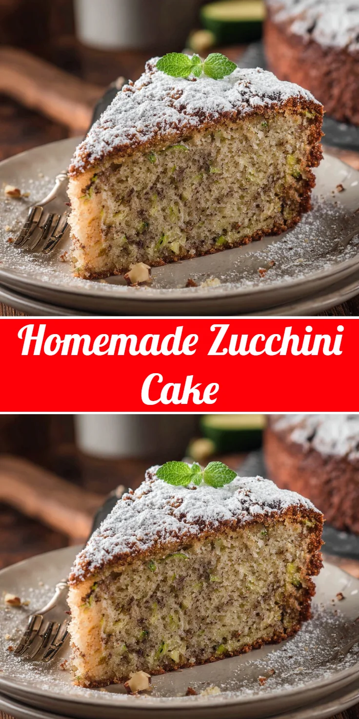 Homemade Zucchini Cake