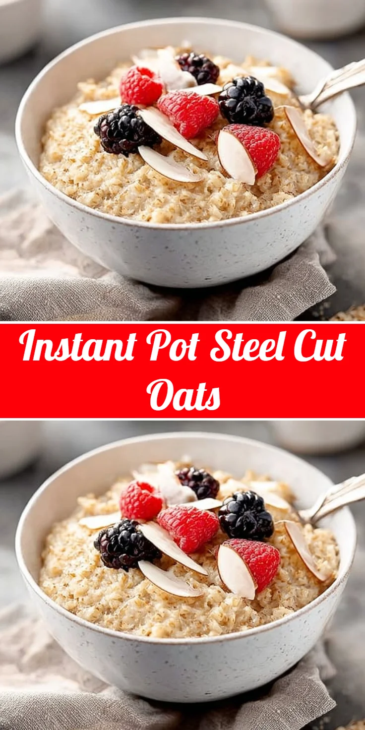 Instant Pot Steel Cut Oats