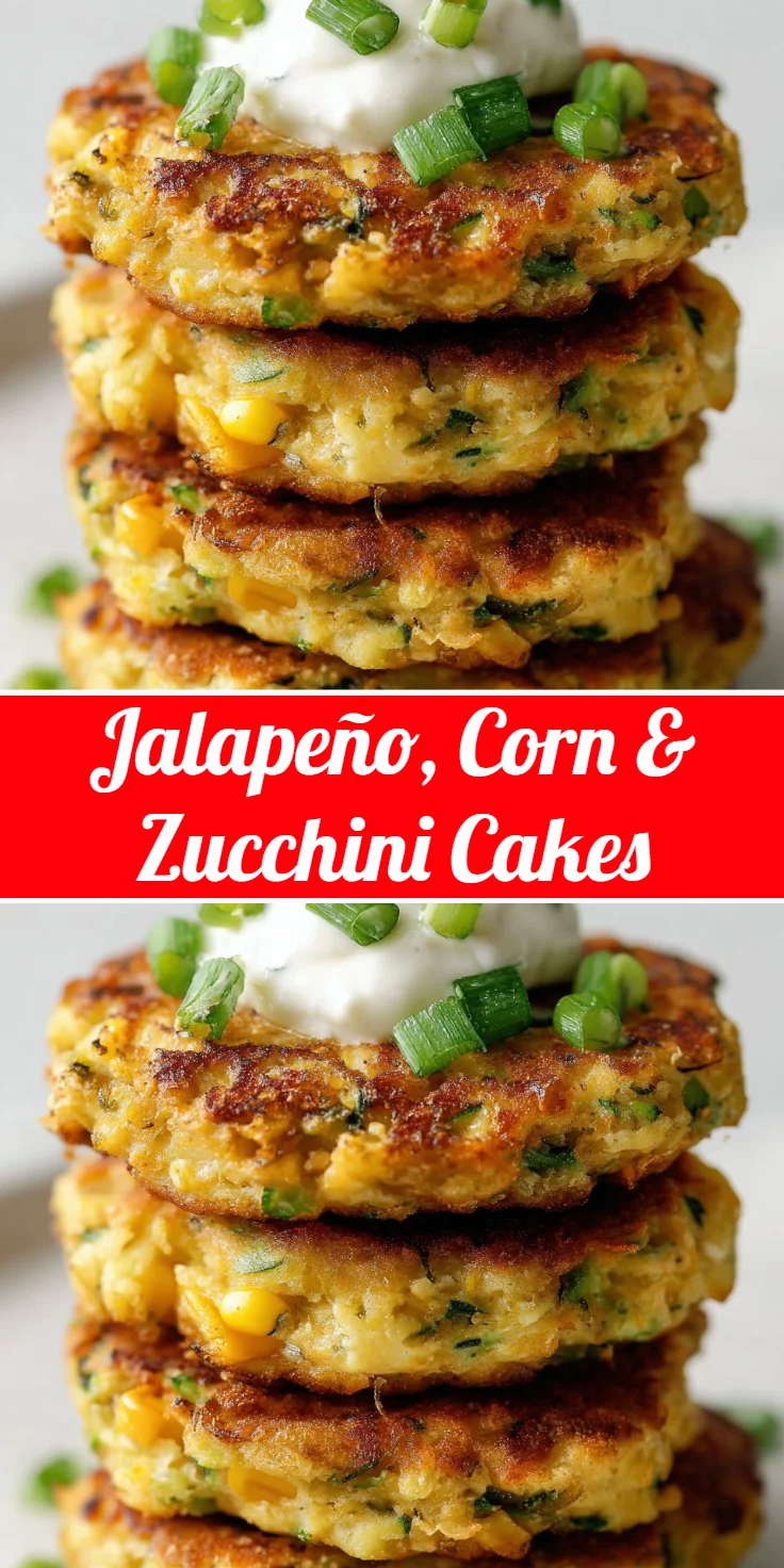 Jalapeño, Corn & Zucchini Cakes