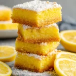 Delicious homemade Keto Lemon Bars on a white plate garnished with lemon zest