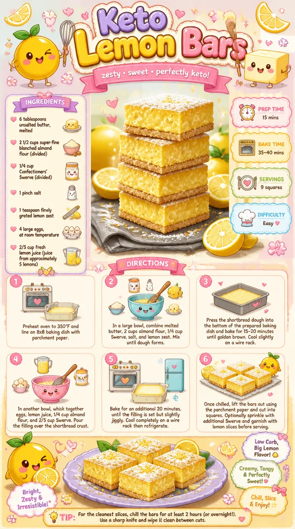 Keto Lemon Bars