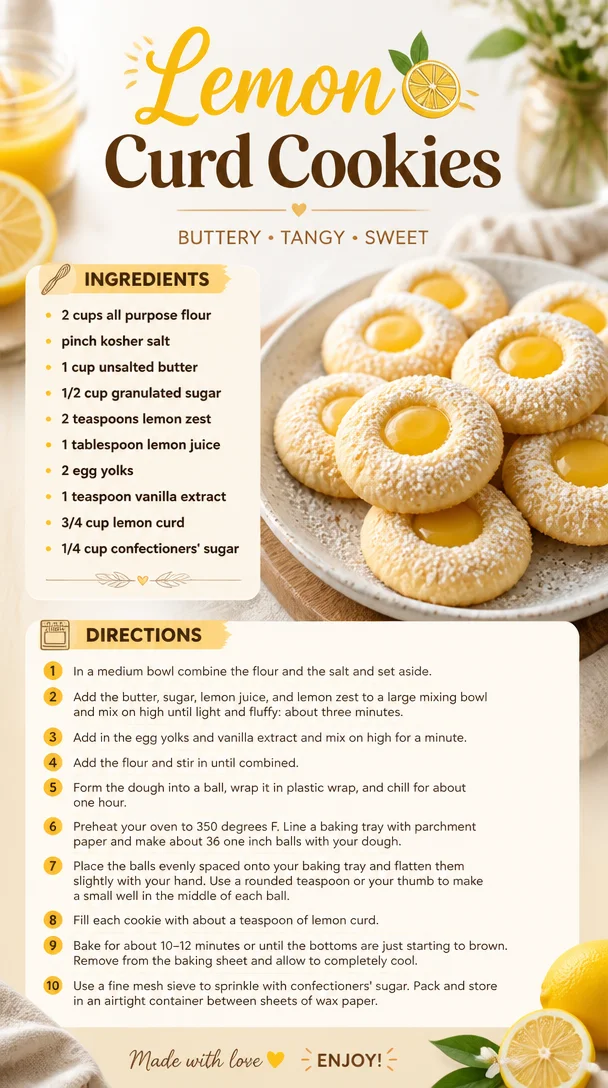 Lemon Curd Cookies