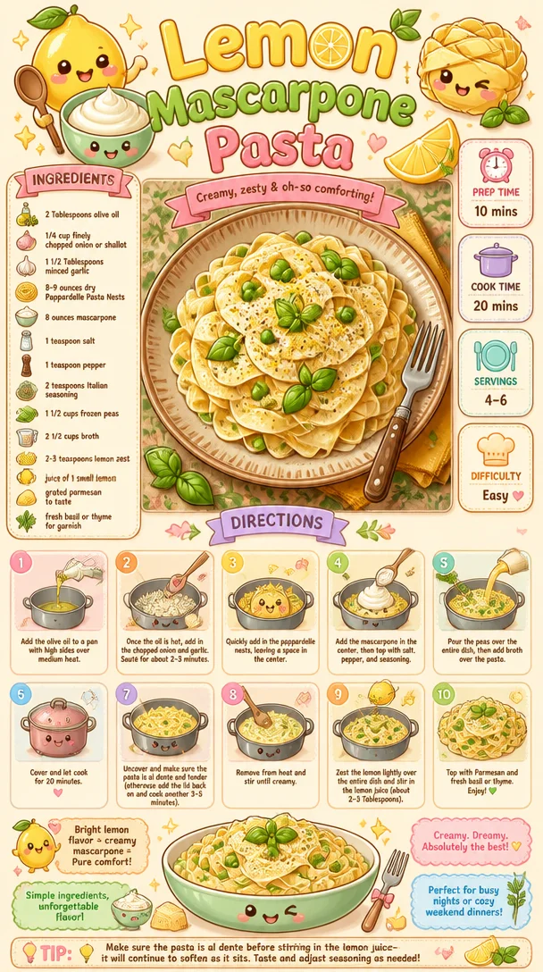 Lemon Mascarpone Pasta