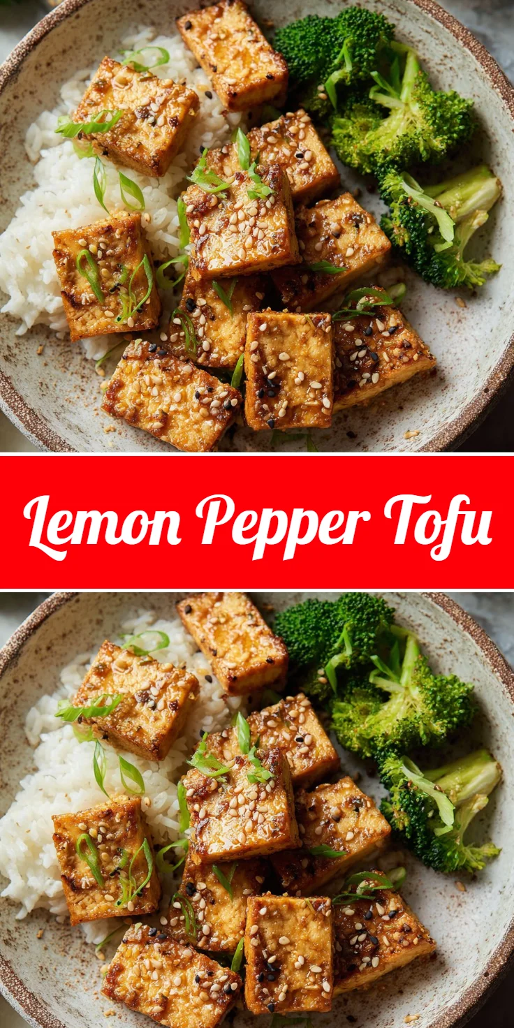 Lemon Pepper Tofu