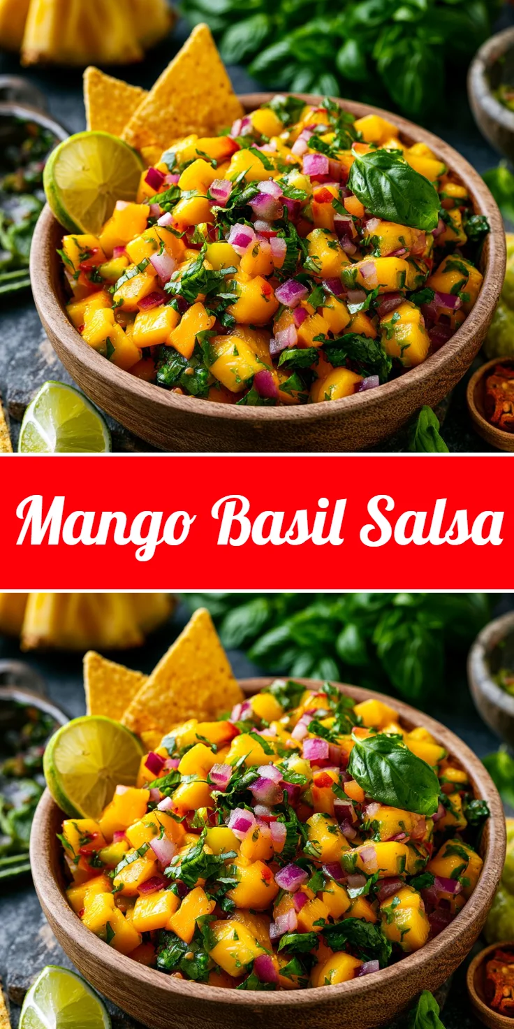 Mango Basil Salsa