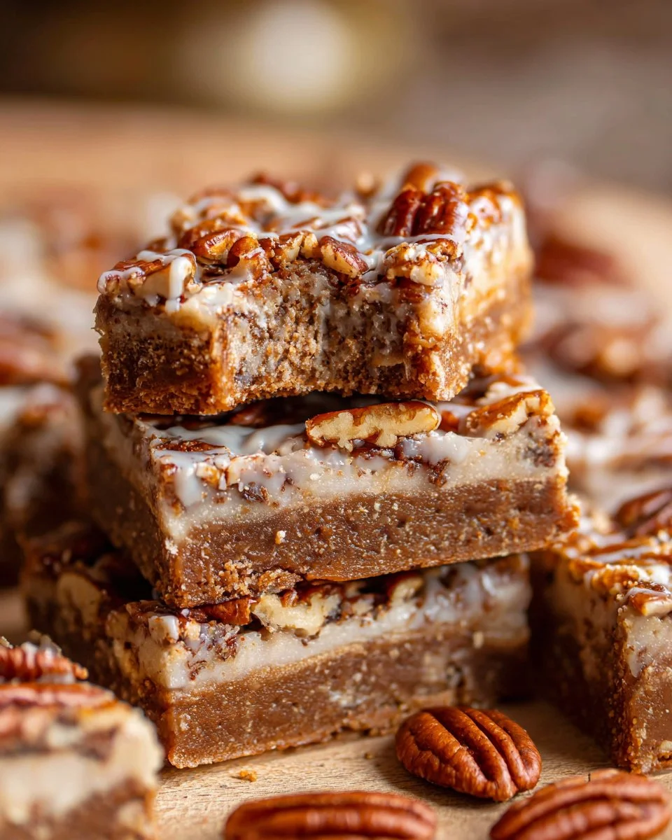 No Bake Pecan Pie Bars