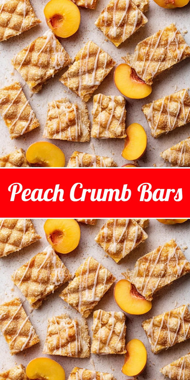 Peach Crumb Bars