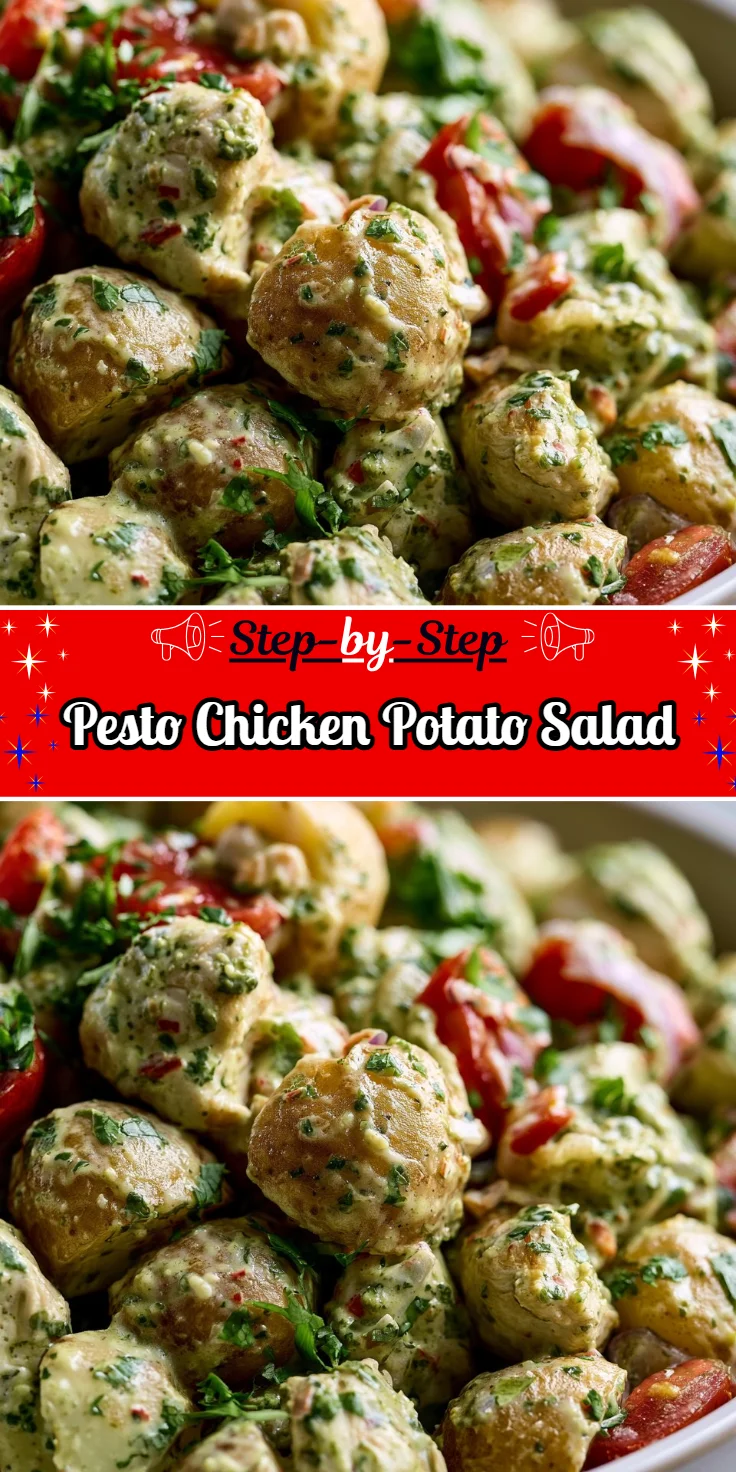 Pesto Chicken Potato Salad