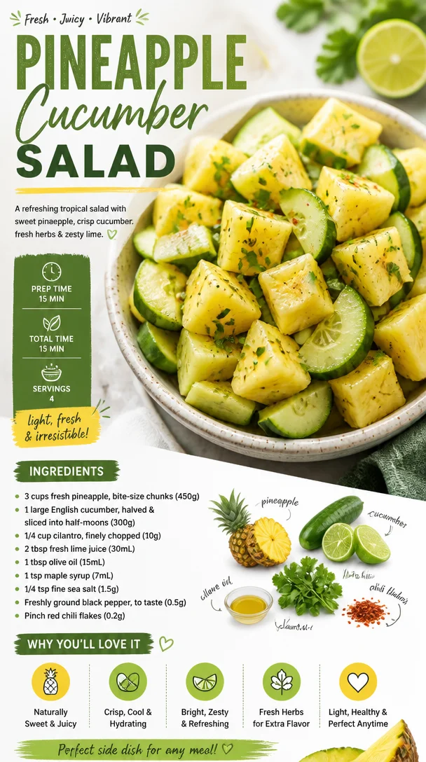 Pineapple Cucumber Salad