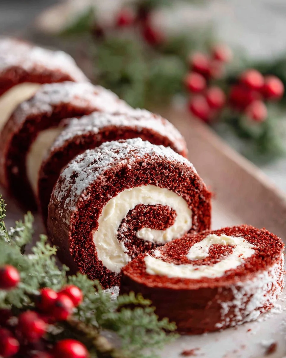 Red Velvet Cake Roll