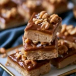 Delicious salted peanut bars with a crunchy texture and sweet flavor