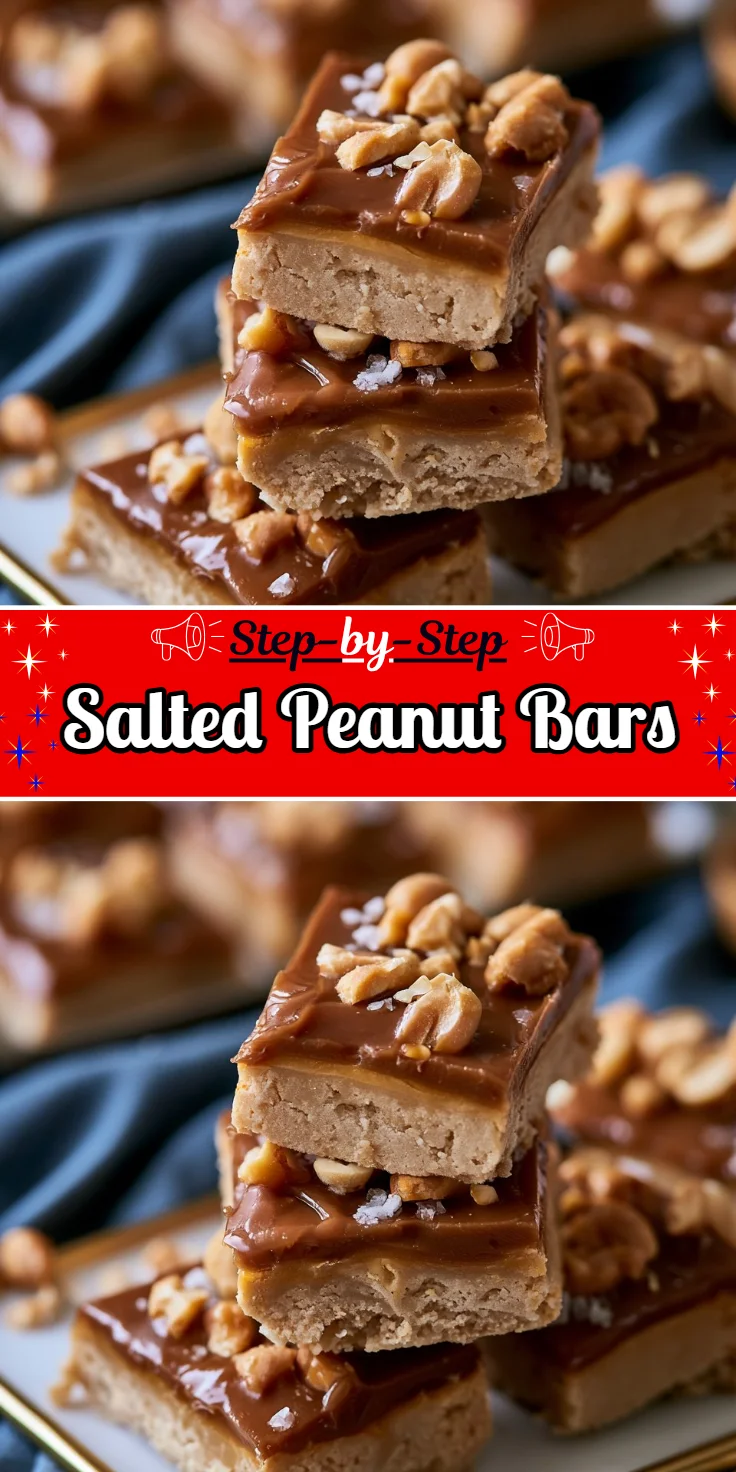 Salted Peanut Bars