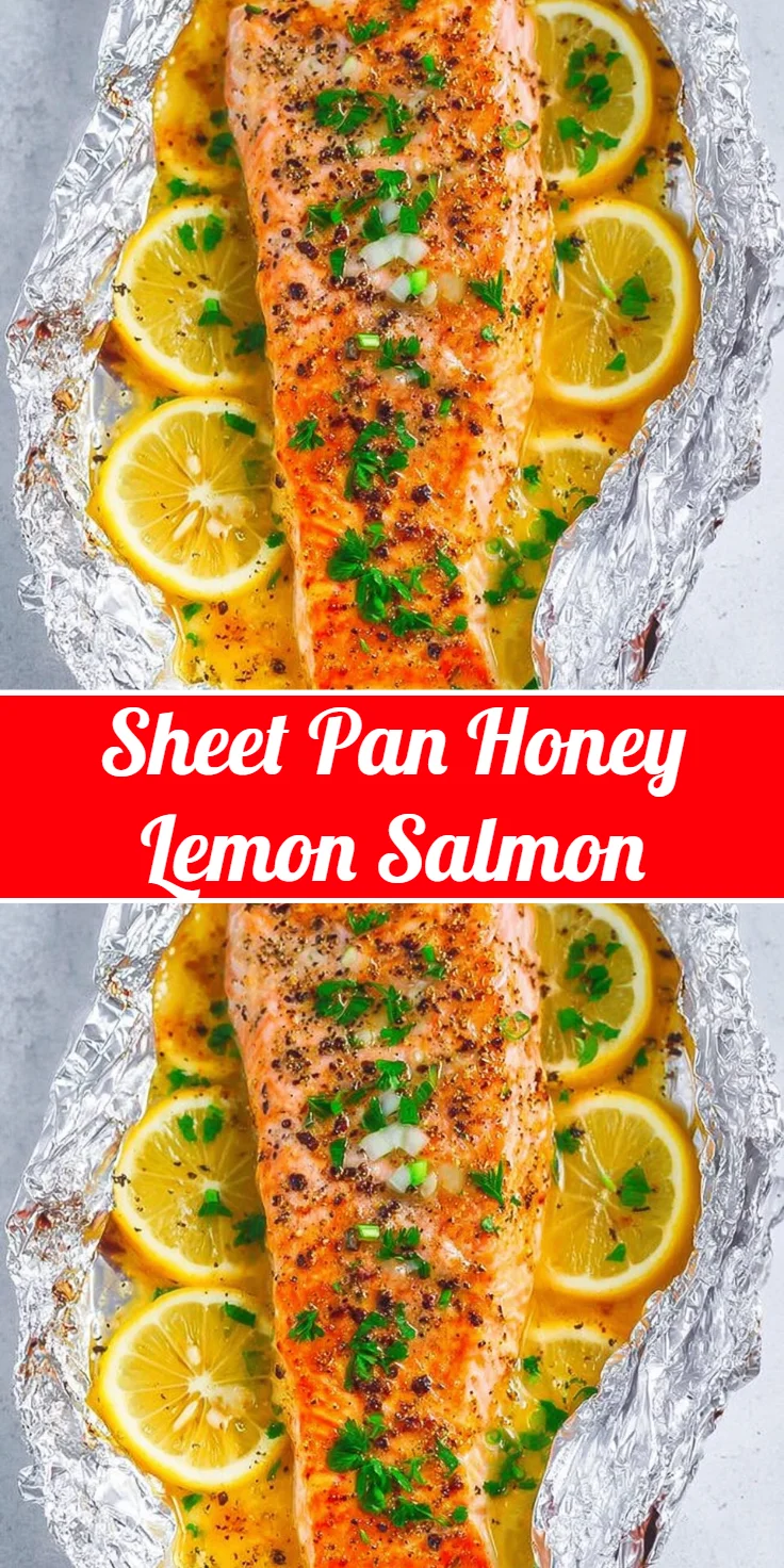 Sheet Pan Honey Lemon Salmon