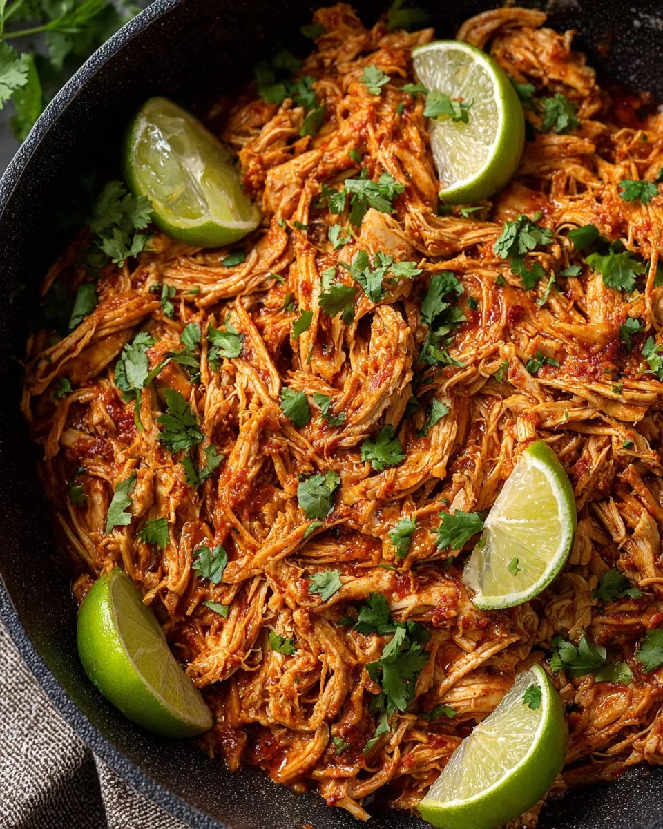 Slow Cooker Mexican Shredded Chicken