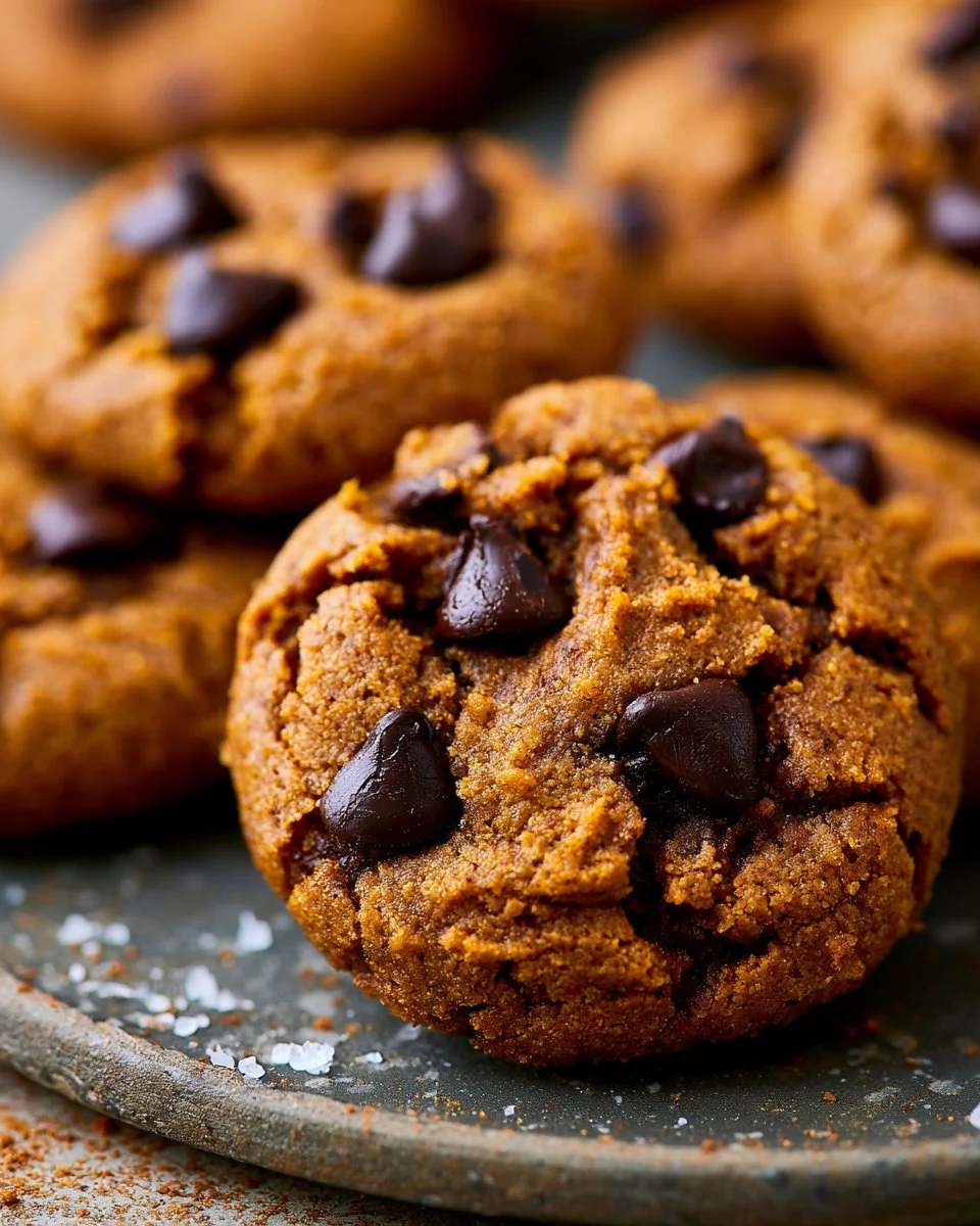 Soft Baked Pumpkin Chocolate Chip Cookies