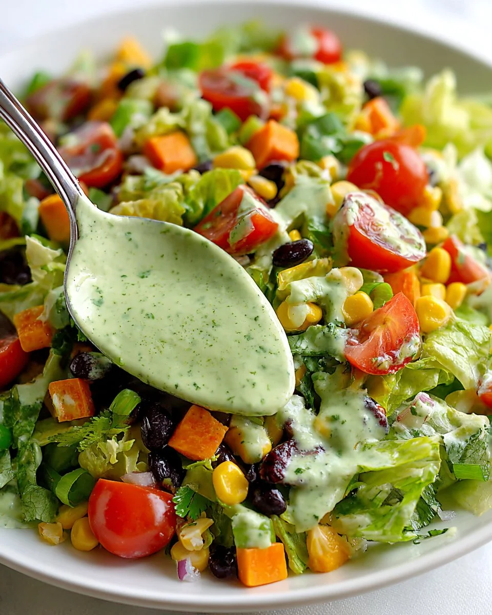 Southwestern Chopped Salad with Cilantro-Lime Dressing