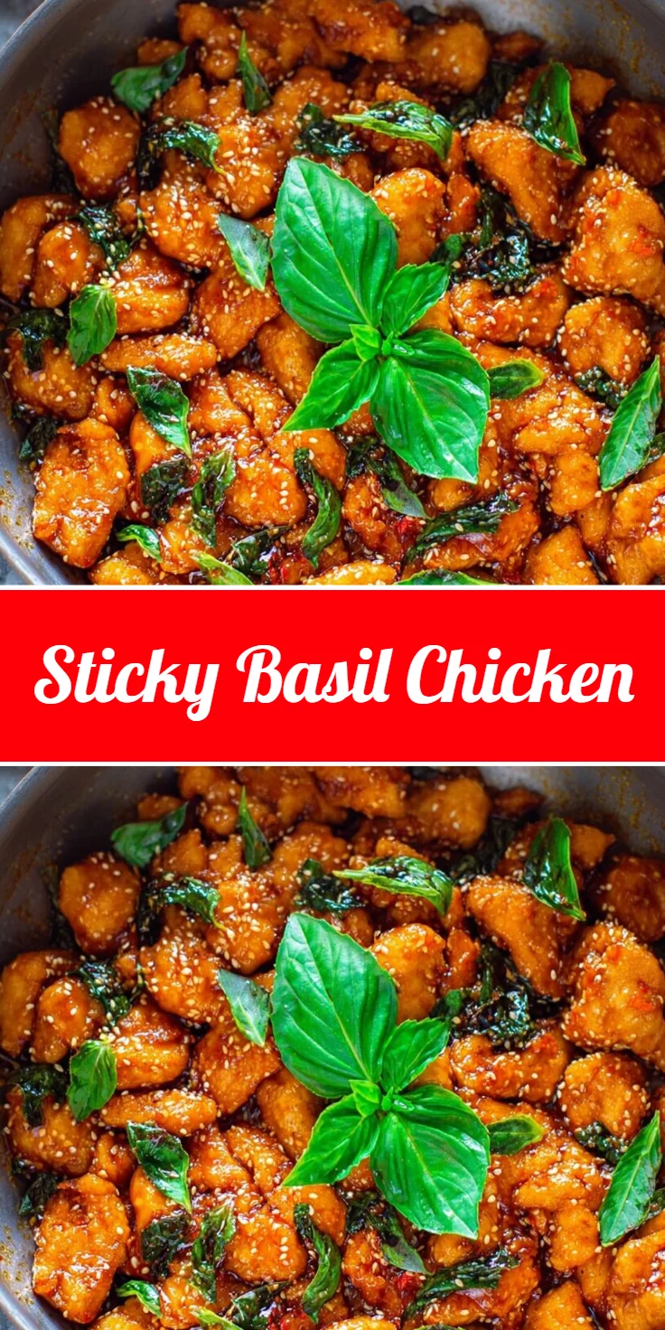 Sticky Basil Chicken