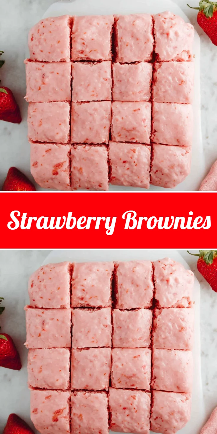 Strawberry Brownies